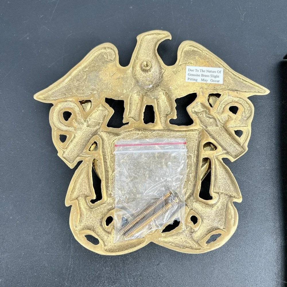 Solid Brass Eagle Door‎ Mount Knocker Patriot American Patriotic America Stars